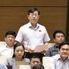 Đại biểu Nguyễn Hữu Thông, Phó đoàn đại biểu Quốc hội tỉnh Bình Thuận. (Ảnh: TTXVN)