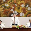 Chủ tịch Quốc hội Trần Thanh Mẫn được đánh giá là "nhạc trưởng" có lối dẫn dắt linh hoạt, trọng tâm, không né tránh ở kỳ họp thứ 7. (Ảnh: TTXVN)