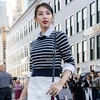 Hoa hậu Thùy Tiên vừa có chuyến tham dự New York Fashion Week. (Ảnh: CTV/Vietnam+)