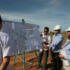 Giới thiệu mặt bằng thực hiện dự án điện hạt nhân Ninh Thuận. (Nguồn: TTXVN)