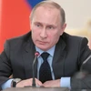 Tổng thống Nga Vladimir Putin tại cuộc họp báo. (Nguồn: Itar-Tass)