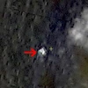 Hình ảnh các vật thể được vệ tinh chụp tại "khu vực biển tình nghi là hiện trường vụ tai nạn." (Nguồn: AFP/TTXVN)