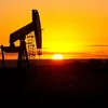 Khai thác dầu tại khu vực gần Tioga, Bắc Dakota, Hoa Kỳ. (Nguồn: AFP/TTXVN)