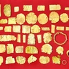 Sưu tập được 49 hiện vật bằng vàng của nền văn hóa Óc Eo 