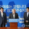 Hai lãnh đạo đảng đối lập chính tại Hàn Quốc xin từ chức