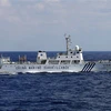 Tàu Hải giám Trung Quốc trong lần đi vào vùng biển tranh chấp với Nhật. (Nguồn: Telegraph)