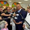 Bộ trưởng Nội vụ Algeria Noureddine Bedoui trả lời phỏng vấn báo giới (Nguồn: APS)