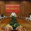 Chủ tịch nước Trương Tấn Sang, Trưởng Ban Chỉ đạo Cải cách tư pháp Trung ương chủ trì Phiên họp lần thứ 22 Ban Chỉ đạo. (Ảnh: Nguyễn Khang/TTXVN)