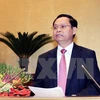 Tổng Thanh tra Chính phủ Huỳnh Phong Tranh. (Ảnh: Nguyễn Dân/TTXVN)