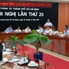 Một hội nghị của Thành ủy Thành phố Hồ Chí Minh. (Ảnh minh họa: Thanh Vũ/TTXVN)