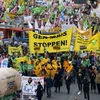 Người Đức biểu tình phản đối TTIP hồi tháng 1. (Nguồn: Reuters)