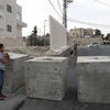 Bức tường an ninh do Israel xây dựng. (Nguồn: EPA)