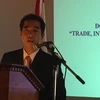 Đại sứ Việt Nam tại Canada phát biểu tại Diễn đàn. (Ảnh: Dương Hoa/Vietnam+)
