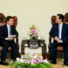 Thủ tướng Nguyễn Tấn Dũng tiếp Thống đốc tỉnh Moskva Andrey Vorobyov đang thăm và làm việc tại Việt Nam. (Ảnh: Thống Nhất/TTXVN)