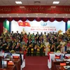 Ban Chấp hành Đảng bộ tỉnh Bình Phước khóa X ra mắt tại Đại hội. (Ảnh: Nguyễn Văn Việt/TTXVN)