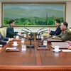 Đại diện quân sự cấp cao Hàn Quốc và Triều Tiên tại bàn đàm phán hồi tháng 10. (Nguồn: Yonhap/TTXVN)