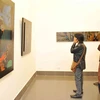 Tham quan Triển lãm giao lưu nghệ thuật sơn mài Việt Nam-Hàn Quốc. (Ảnh minh họa. Nguồn: TTXVN) 