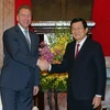 Chủ tịch nước Trương Tấn Sang tiếp ngài I.Shuvalov, Phó Thủ tướng thứ nhất Liên bang Nga sang thăm và làm việc tại Việt Nam. (Ảnh: Nguyễn Khang/TTXVN)