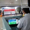 Tăng cường công tác kiểm dịch tại Sân bay Quốc tế Tân Sơn Nhất, Thành phố Hồ Chí Minh. (Ảnh: Phương Vy/TTXVN)