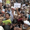 Người biểu tình ở Lahore. (Nguồn: AFP/Getty Images)