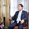Thứ trưởng Bộ Ngoại giao Bùi Thanh Sơn trả lời phỏng vấn. (Nguồn: TTXVN)