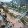 Ngập lụt ở Chile do mưa lớn. (Nguồn: AFP)