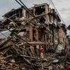 Cảnh tan hoang vì động đất ở Nepal. (Nguồn: nytimes.com)