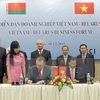 Một hoạt động hợp tác giữa Việt Nam và Belarus. (Ảnh minh họa: Tuấn Anh/TTXVN)