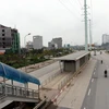 Một điểm Nhà chờ xe buýt nhanh BRT đã được bàn giao cho Tổng Công ty Vận tải Hà Nội. (Ảnh: Nguyễn Văn Cảnh/ TTXVN)