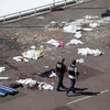 Hiện trường kinh hoàng sau vụ tấn công ở Nice. (Nguồn: Getty Images)