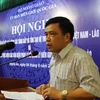 Ông Huỳnh Thanh Điền, Phó Chủ tịch Ủy ban Nhân dân tỉnh Nghệ An, phát biểu tại Hội nghị. (Ảnh: Bích Huệ/TTXVN)