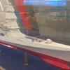 Mô hình tàu khu trục mới của Nga. (Nguồn: Sputnik)