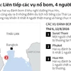 [Infographics] Nhìn lại các vụ nổ bom liên tiếp ở Thái Lan