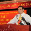 Ông Phạm Minh Chính phát biểu kết luận buổi làm việc. (Ảnh: Thanh Vũ-TTXVN)