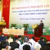 Phó Thủ tướng Chính phủ, Bộ trưởng Ngoại giao Phạm Bình Minh phát biểu tại hội nghị. (Ảnh: Doãn Tấn/TTXVN)