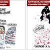 Biếm họa của Charlie Hebdo và bức tranh trả đũa.