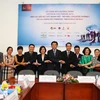 Lễ công bố chương trình Vietnam CEO Forum 2016. (Ảnh: An Hiếu/Vietnam+)