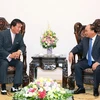 Thủ tướng Nguyễn Xuân Phúc tiếp ông Sugi Ryotaro, Đại sứ hữu nghị đặc biệt Nhật-Việt. (Ảnh: Thống Nhất/TTXVN)