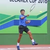 Lý Hoàng Nam đã đánh bại tay vợt Nhật Bản Masato Shiga ở trận chung kết. (Nguồn: Thể thao & Văn hóa)