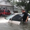 Cảnh ngập lụt do bão Matthew. (Nguồn: Getty Images)