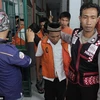 Kẻ cầm đầu băng đảng tấn công tình dục bé gái Yuyun 14 tuổi ở Indonesia trong ngày ra hầu tòa. (Nguồn: AFP)