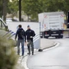 Cảnh sát Bỉ điều tra tại hiện trường một vụ tấn công. (Nguồn: AFP/TTXVN)
