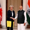 Thủ tướng Anh Theresa May và người đồng cấp Ấn Độ Narendra Modi. (Nguồn: Telegraph)