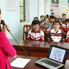 Tuyên truyền chăm sóc sức khỏe sinh sản vị thành niên, thanh niên được triển khai tại các trường học trên địa bàn tỉnh Bắc Giang. (Ảnh: Dương Ngọc/TTXVN)