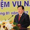 Phó Thủ tướng Trịnh Đình Dũng phát biểu chỉ đạo hội nghị. (Ảnh: Trọng Đạt/TTXVN)