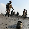 Hiện trường một vụ đánh bom ở Afghanistan. (Nguồn: The Express Tribune)