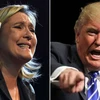 Bà Marine Le Pen được cho là có phong cách giống ông Donald Trump. (Nguồn: BBC)