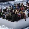 Người di cư tìm cách đến Italy. (Nguồn: NPR)