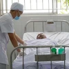 Một công nhân bị bỏng nặng sau vụ tai nạn lao động được điều trị tại Bệnh viện Chợ Rẫy. (Nguồn: TTXVN)