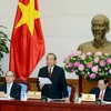 Phó Thủ tướng Chính phủ Trương Hòa Bình phát biểu kết luận hội nghị. (Ảnh: Nguyễn Dân/TTXVN)